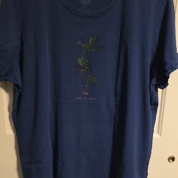 Life Is Good Charcoal Gray Women's Tee - Picture 5 of 6